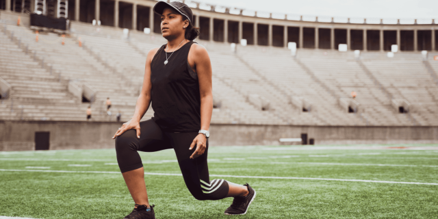 Athlete breathing exercise